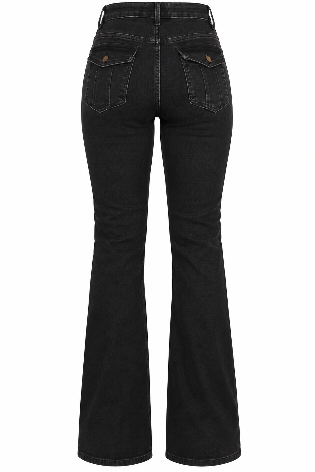 Jean flare taille haute
