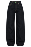 Jean large denim brut