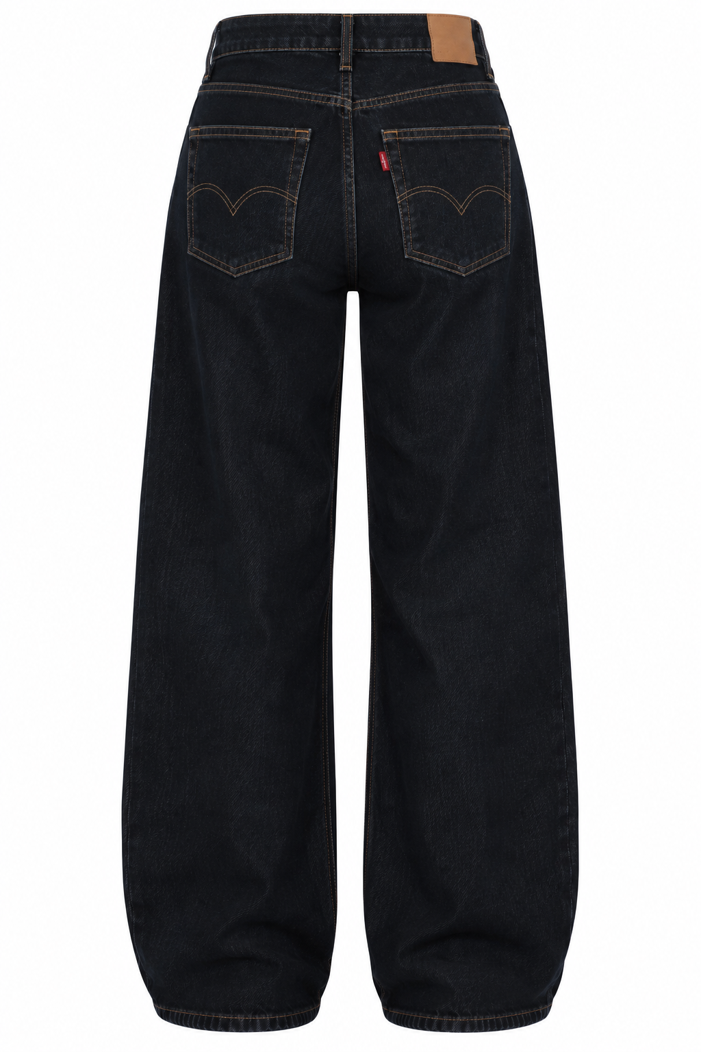 Jean large denim brut